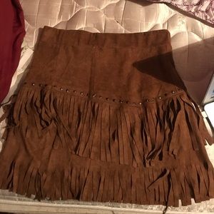Fringe skirt
